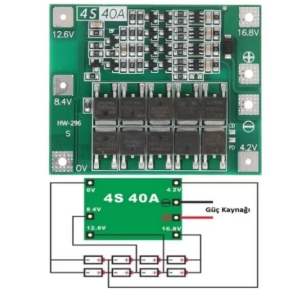 4S 40A Li-ion BMS