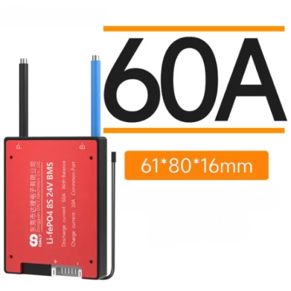 Daly 8S 60A LiFePO4 BMS