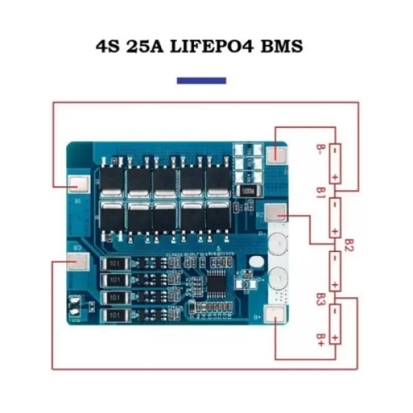 TDT 4S 25A LiFePO4 BMS