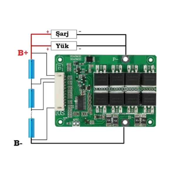 XR 10S 30A Li-ion BMS
